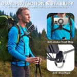 Magnetic Neck Phone Holder with Chest Strap - الصورة 2