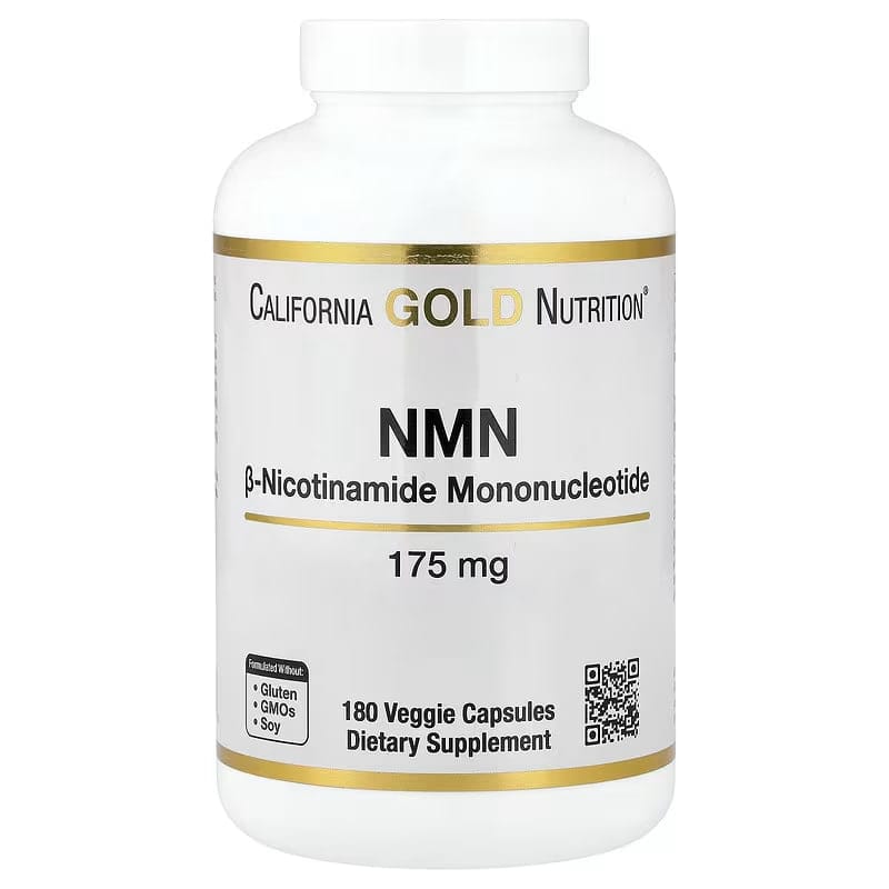 photo_2026-06-01_03-46-19 California Gold Nutrition NMN 175mg 180 Veggie Capsules - الصورة 1