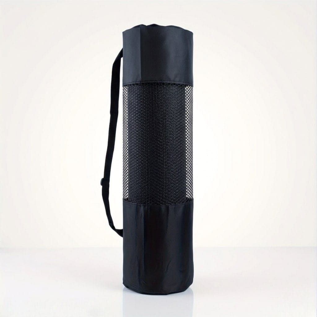 photo_2_2026-06-29_21-48-23 Black Yoga Mat with Storage Bag - Image 1