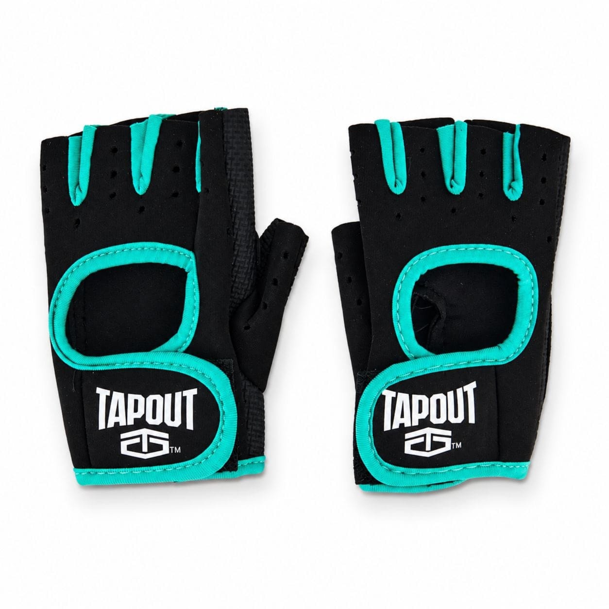 photo_2026-07-03_03-17-36 TAPOUT Half-Finger Gloves Black/Green - S - Image 1